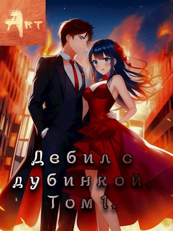 Обложка книги &laquo;Дебил с дубинкой&raquo;, автор Art, Артём Туров