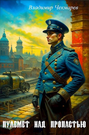 Обложка книги &laquo;Пулемет над пропастью&raquo;, автор Владимир Чекмарев