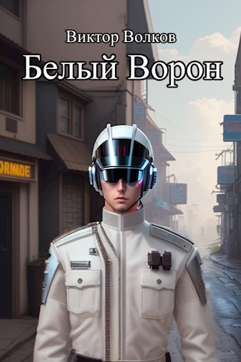 Обложка книги &laquo;Белый Ворон&raquo;, автор Виктор Волков