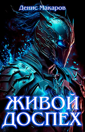 Обложка книги &laquo;Живой доспех&raquo;, автор Денис Макаров