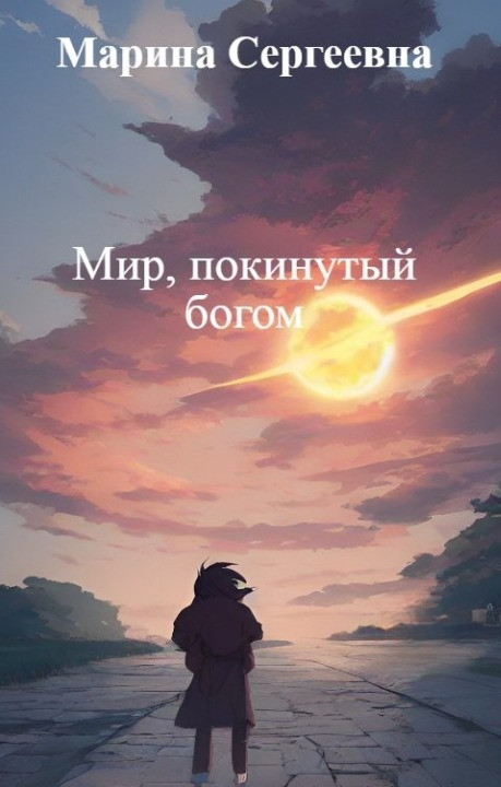 Обложка книги &laquo;Мир, покинутый богом&raquo;, автор Марина Сергеевна