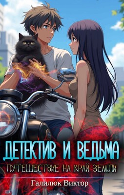 Обложка книги &laquo;Детектив и ведьма, путешествие на край земли&raquo;, автор Виктор Галилюк