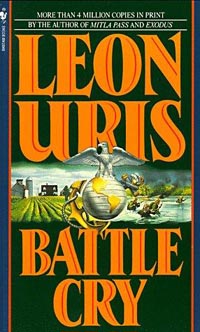 Обложка книги &laquo;Боевой клич&raquo;, автор Леон Юрис